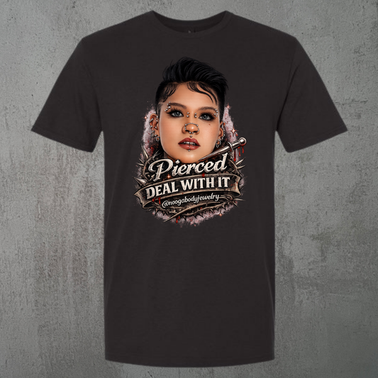 Nooga Body Jewelry Deal With It Tee