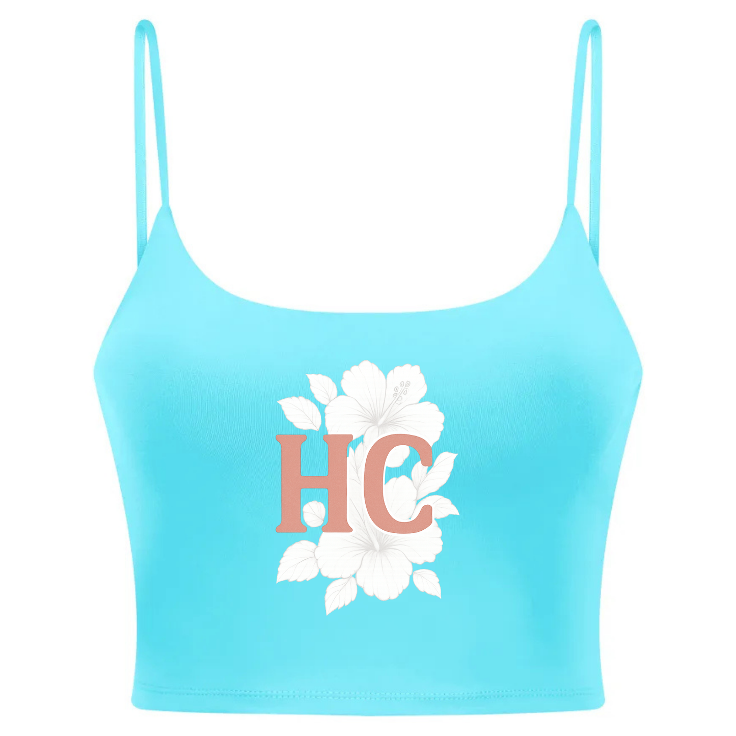 Hurricane Clays Spaghetti Strap Yoga Bra HC Floral Print