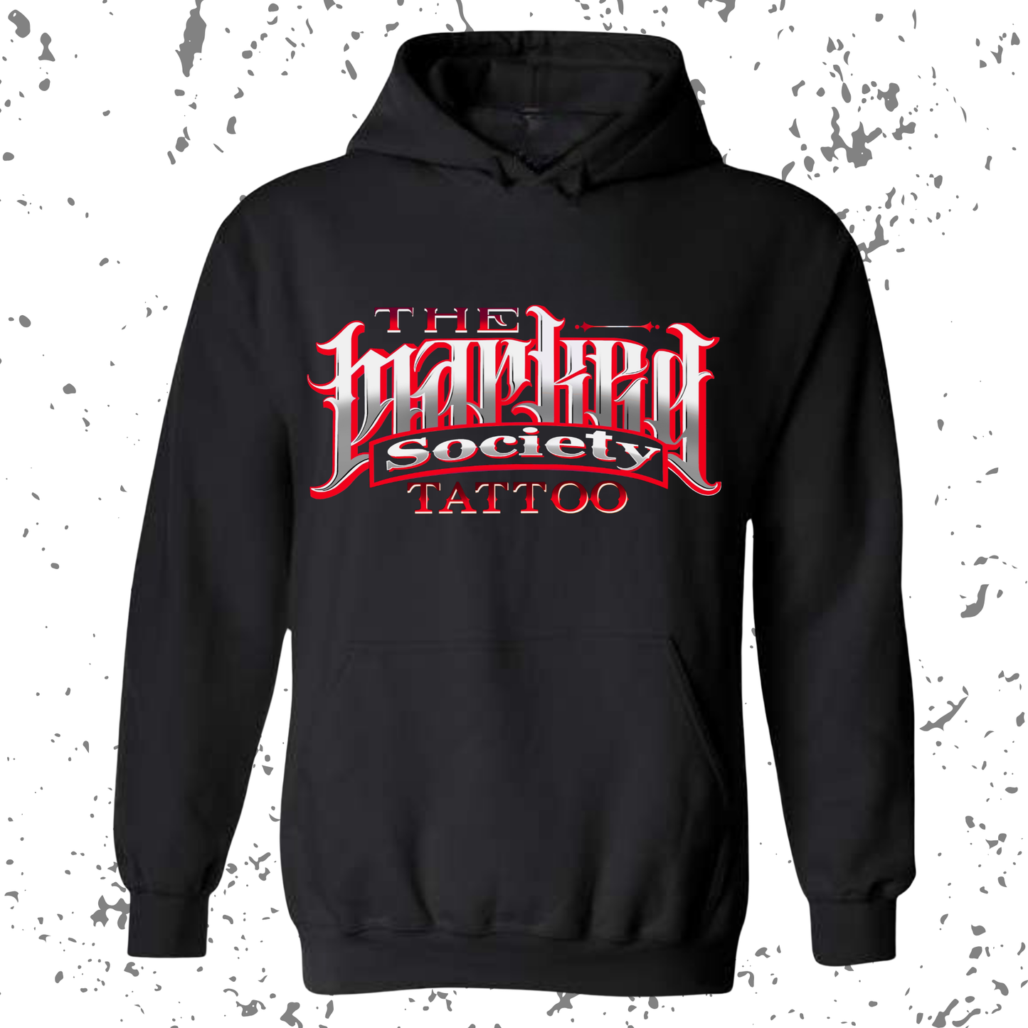 Marked Society Red Logo Hoodie