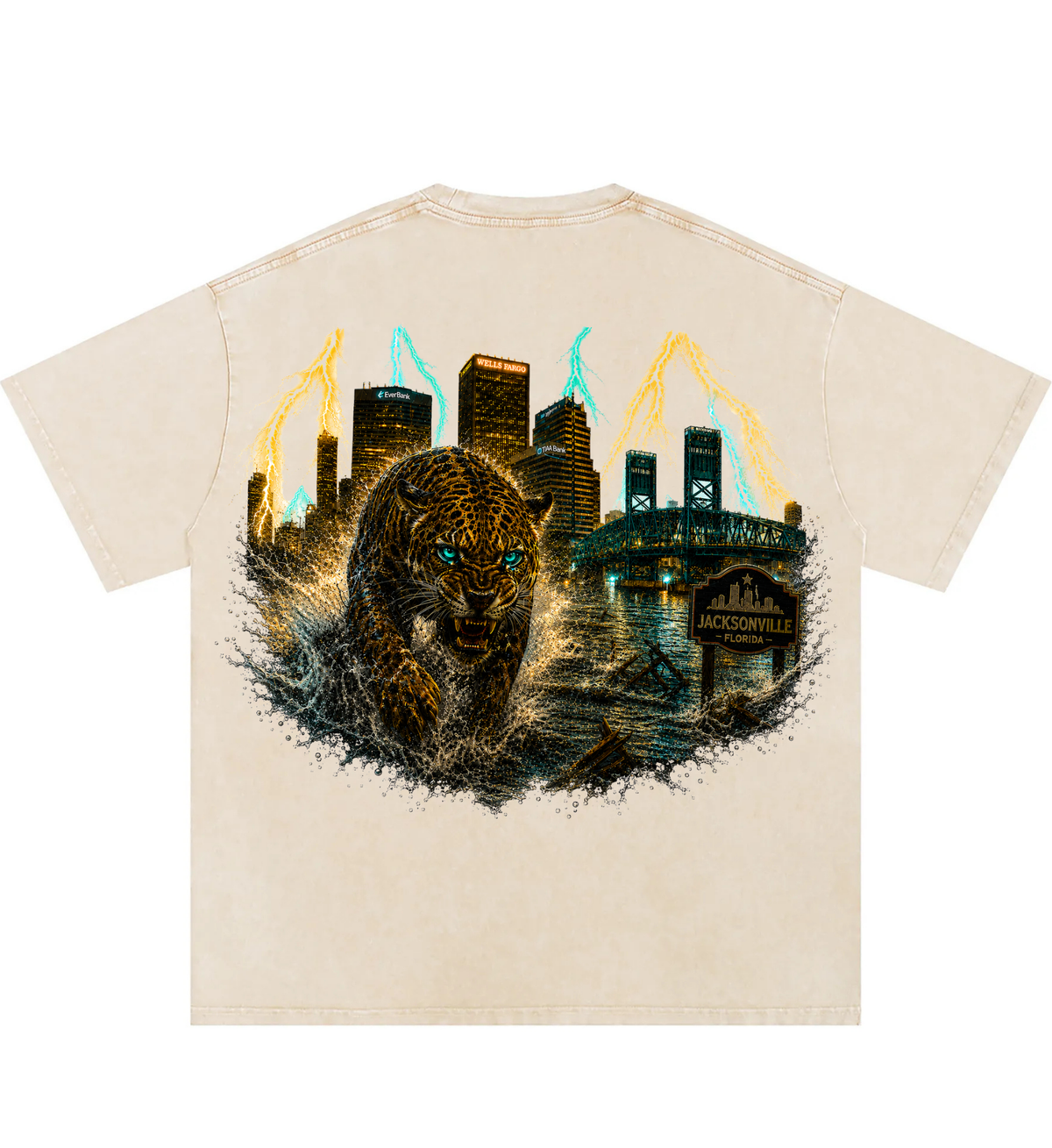 Snow Washed Jaguar Tee