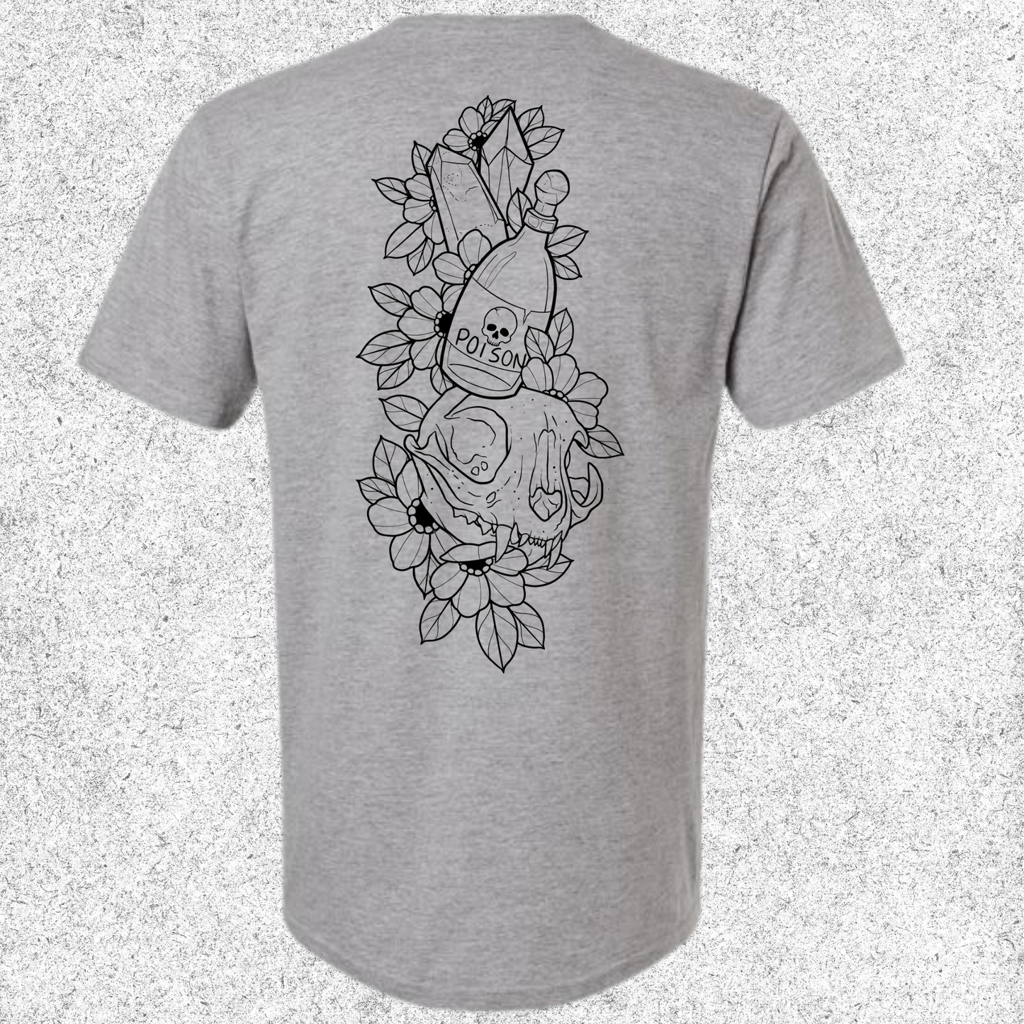 JelllySquid Line Work Poison Tee