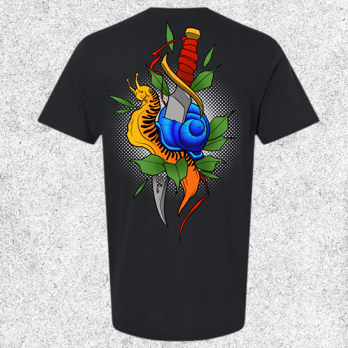 JelllySquid Snail Dagger Tee