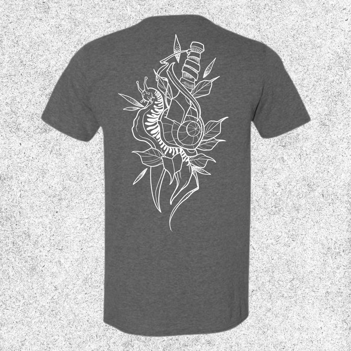 JelllySquid Line Work Snail Dagger Tee