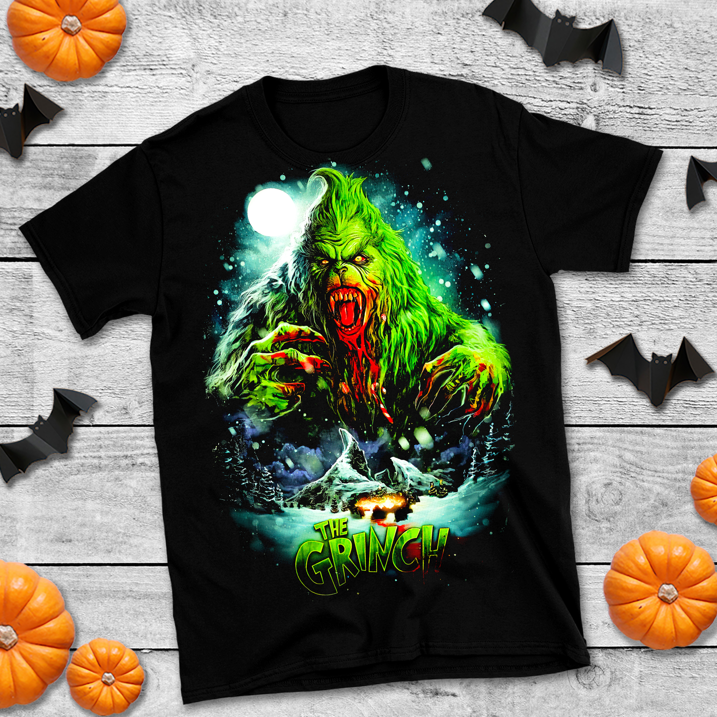 Creepy Grinch Tee