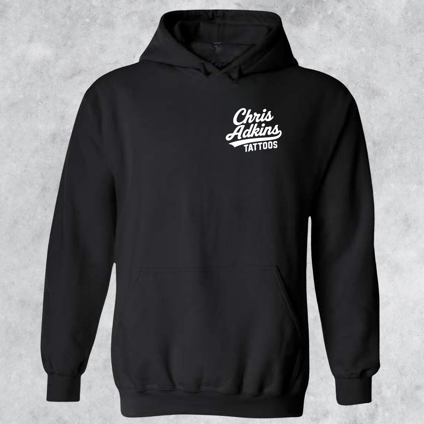 Chris Adkins Tattoos Baseball Logo Hoodie