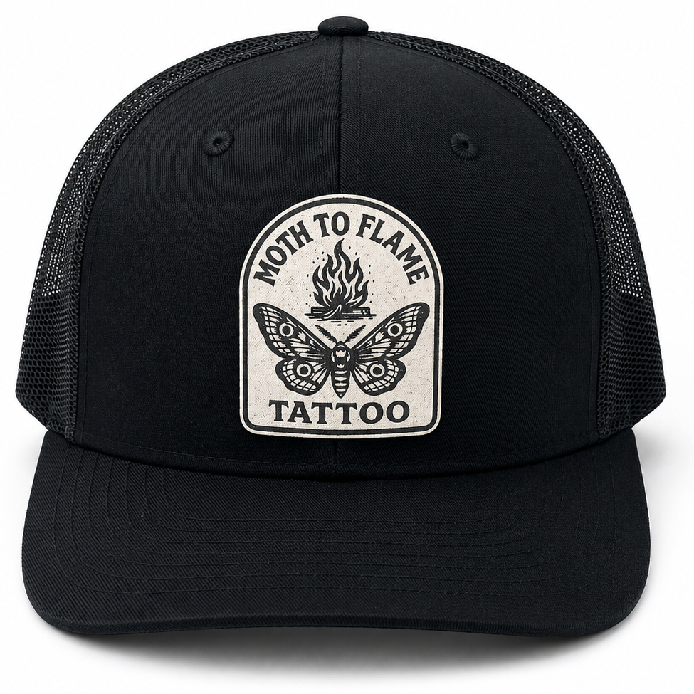 Moth To Flame Richardson 112 Hat - Leather Patch